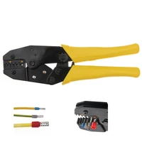 ratcheting terminals crimp pliers cable cutters network tools crimper for awg 22 10 0 5mm2 6 0mm2