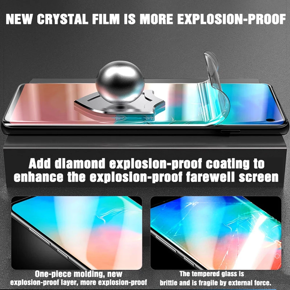 3/2/1Pcs soft full cover for oneplus 8T plus 8 7 7T pro Nord N10 N100 Clover 6 6T phone screen protector hydrogel film Not Glass | Мобильные