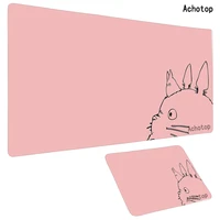 pink 800x300mm cute large gaming mouse pad xxl computer gamer keyboard mouse mat totoro desk mousepad for pc desk pad kawaii xl