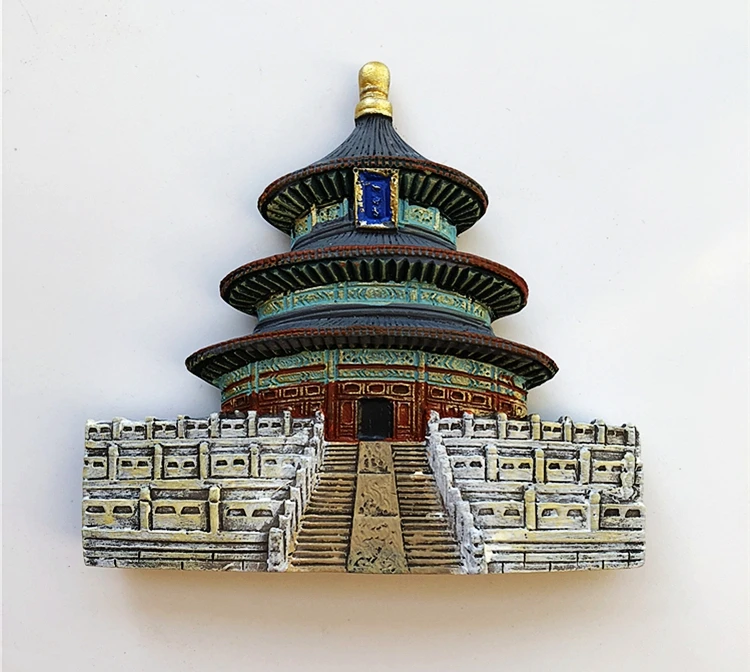 Пекин, Китай, птичье гнездо Hutong Великая стена храма неба магниты на холодильник туристические сувениры холодильник магнитная наклейка - Цвет: 010
