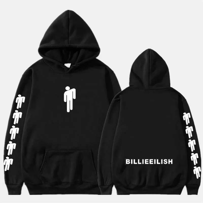 Новинка года, толстовка с капюшоном Billie Eilish, модные толстовки с принтом для женщин и мужчин, толстовки с длинными рукавами, лидер продаж, Повседневная Уличная одежда Sudadera Hombre