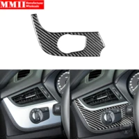 for bmw z4 e89 2009 2010 2011 2012 2013 2014 2015 2016 carbon fiber stickers headlight switch button panel cover car accessories