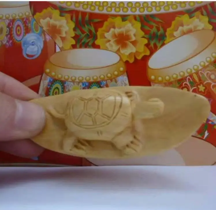 Медная Статуя китайского ручная работа Резной орнамент милый кот старый Самшит