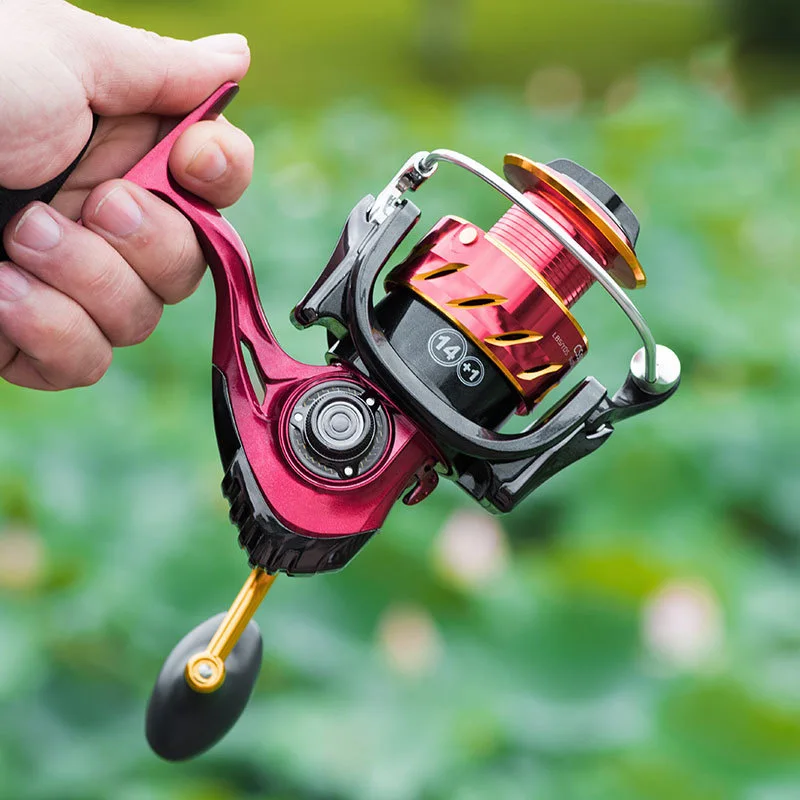 

Fishing Tackle Sea Fishing Wheel CS Red Eagle All Metal Fishing Wheel Spinning Wheel Fishing Line Wheel Casting Wheel