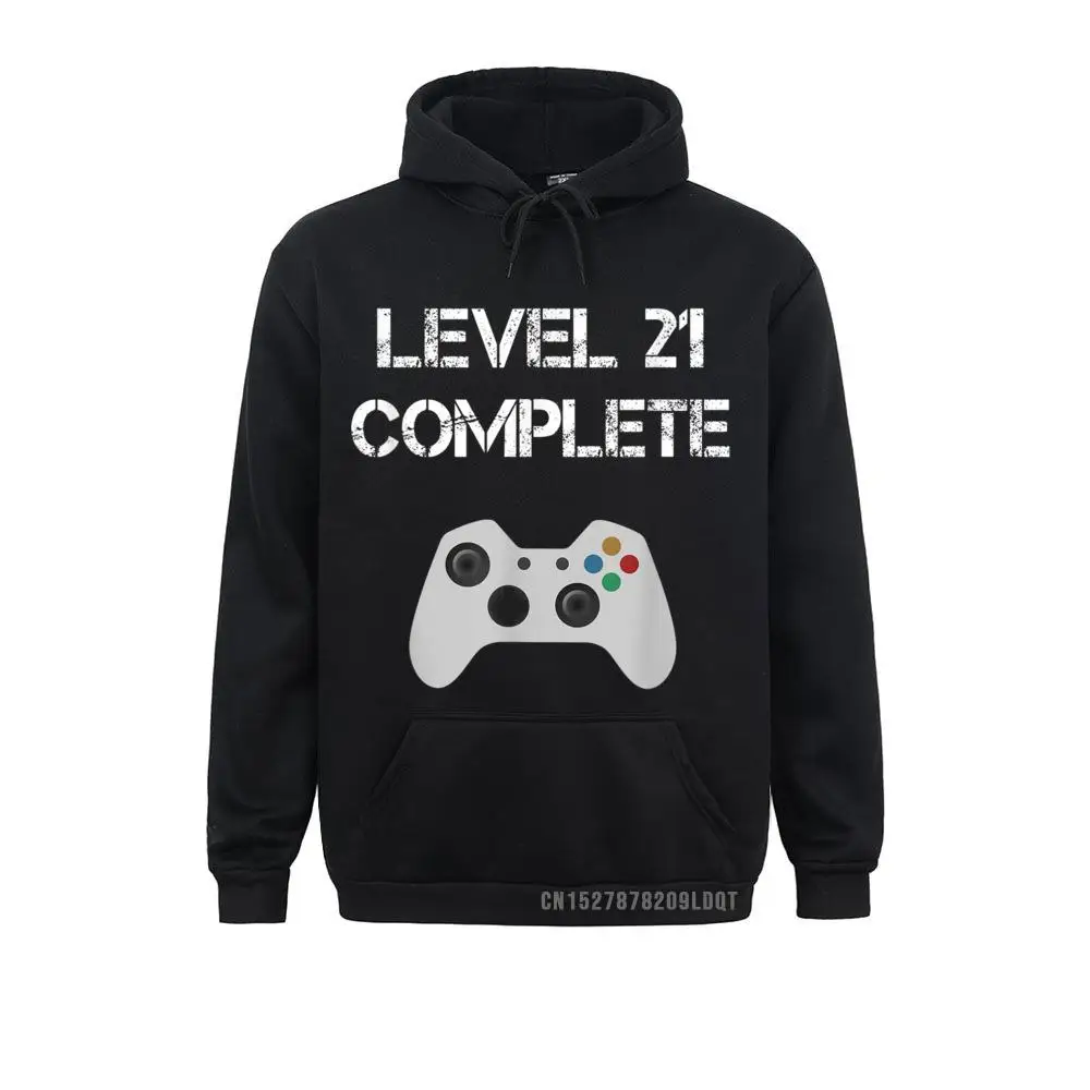 

Hoodies Sportswears Level 21 Complete For Gamers 21st Birthday Spring/Autumn Long Sleeve Mens Sweatshirts Custom Fashionable