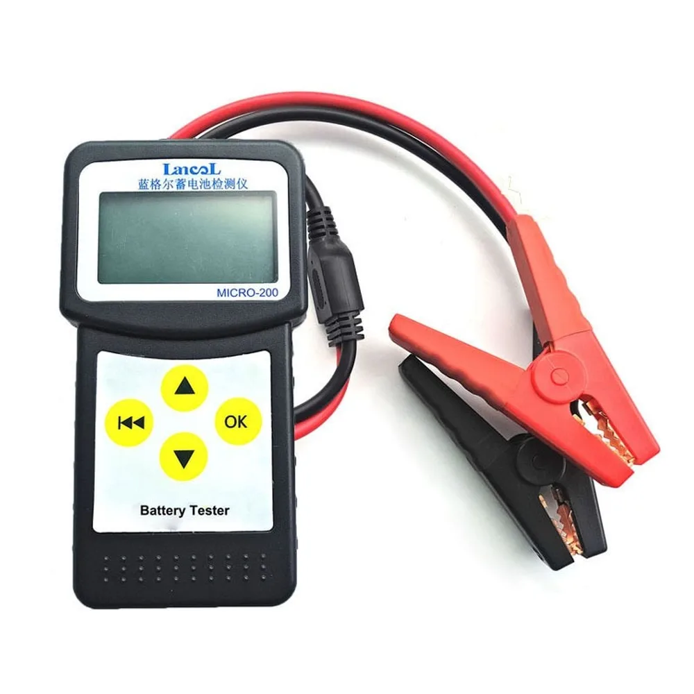 Многоязычная версия MICRO-200 автомобильный аккумулятор цифровой анализатор CCA