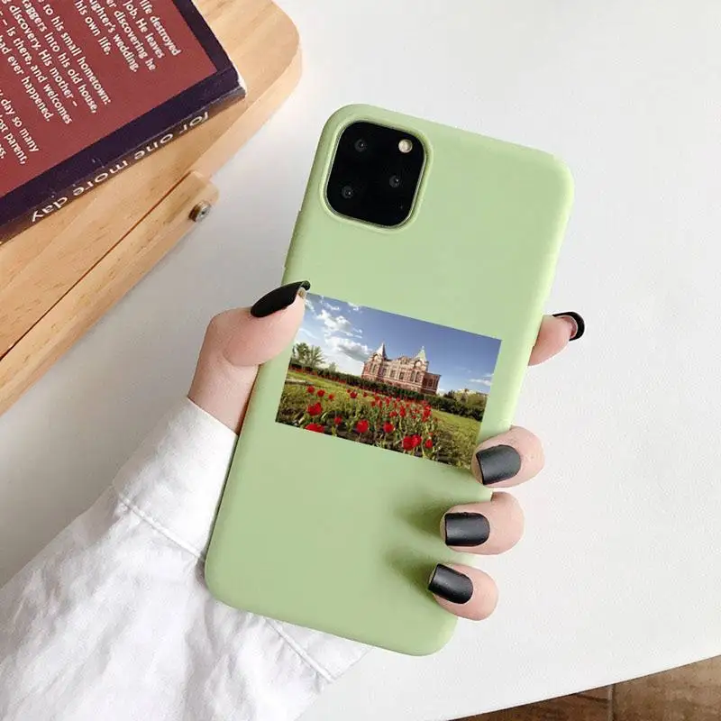 

Aesthetics Cottagecore Style Phone Case Candy Color for iPhone 6 7 8 11 12 s mini pro X XS XR MAX Plus