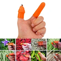 silicone thumb shred simple pickup pruning garden plant fruit vegetable separator gardening hand tools