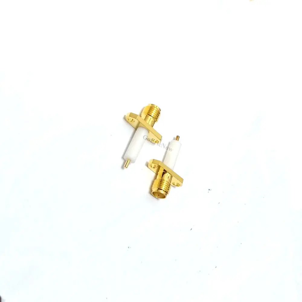 10 шт. RF коаксиальный SMA Гнездовой ромб с 4 отверстиями/2 отверстиями фланец 12 мм
