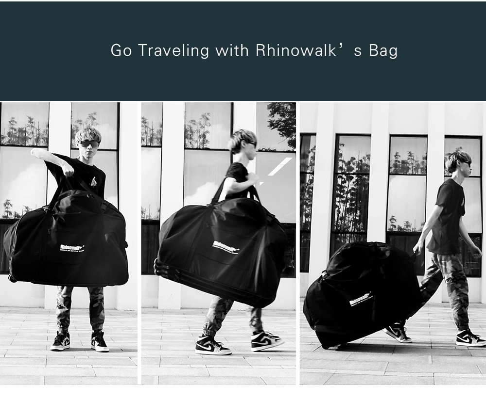Rhinowalk 2" 20" складной велосипед сумка для переноски велосипед багаж сумка с колесом RK22