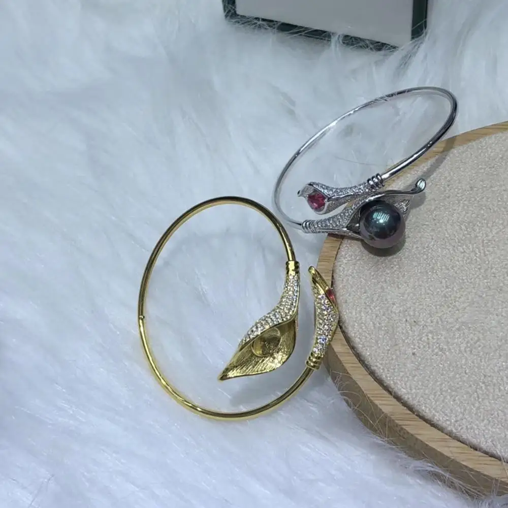 

Новое поступление, 925 пробы, серебряный браслет, крепления, регулируемый браслет, фурнитура для ювелирных изделий, фурнитура, аксессуары для жемчуга