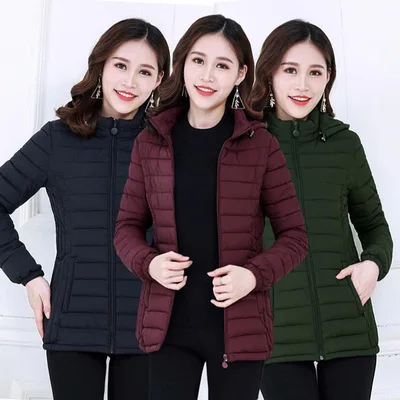 

clothes short Women in cotton-padded style to keep warm and slim