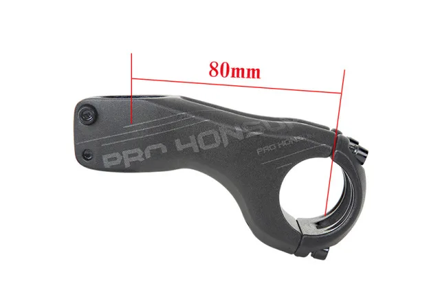 Black 80MM PROHONSUN сплав Материал MTB Руль Riser 31,8 ручка клип Диаметр-17 ° градусов 80/100 мм горный велосипед стволовых F - Цвет: Black 80MM