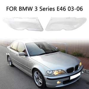 multifunctional car headlights lenses replacement headlamps protective shell cover lampshades for bmw 3 series e46 coupe 03 06 free global shipping