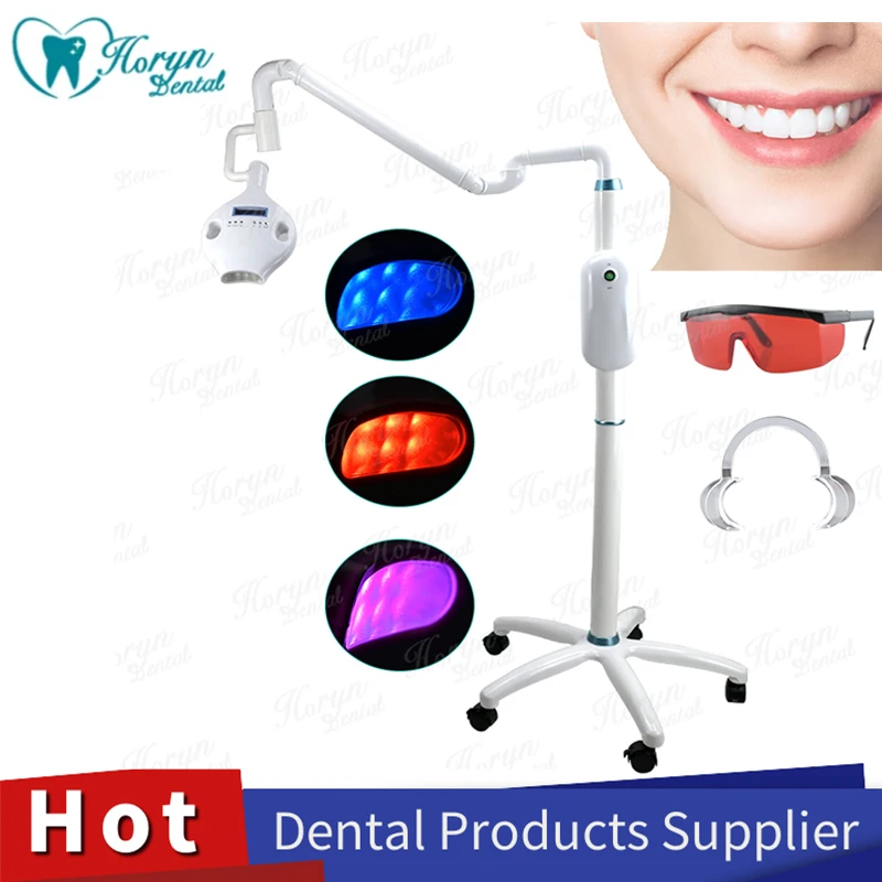 Вращающаяся Портативная Лазерная Светодиодная лампа на руку для отбеливания