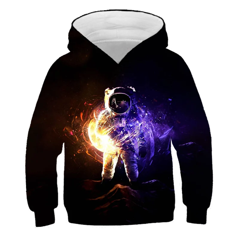

2021 Polyester Astronaut World 3d Hoodie Cartoon Travis Funny Star Print Anime Boy Clothes Sweatshirt Pullover Children Sudderas