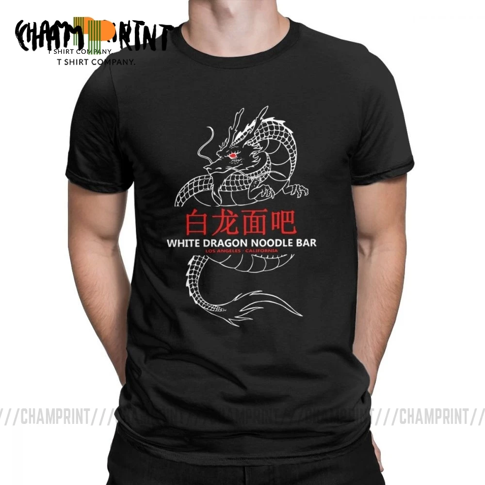 Футболка мужская с круглым вырезом тенниска из чистого хлопка лапшом белого