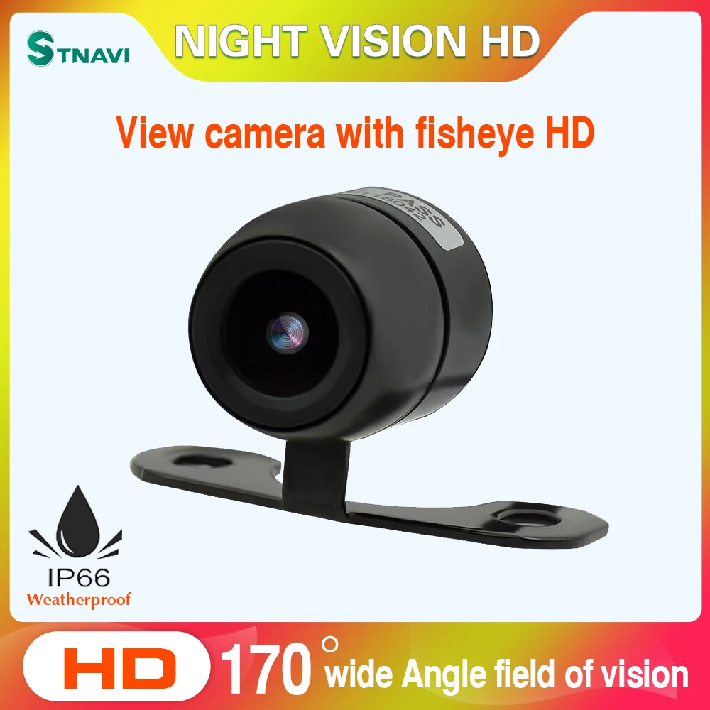 

Universal Car Rear Wide Angle Night Vision Fisheye HD Backup Assistance Camera Auto Back Rever Parking Monitor IP68 Waterproof