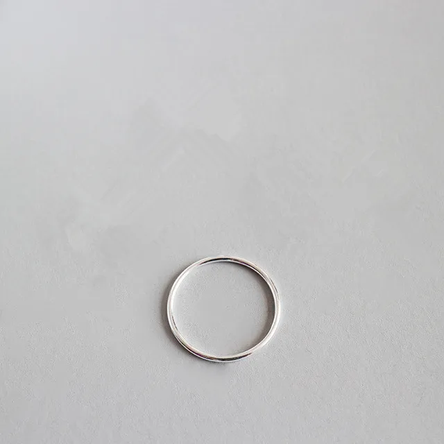 

1.2mm narrow 925 sterling silver rings for women aneis accessories, minimalism woman ring silver 925 jewelry best friends gifts
