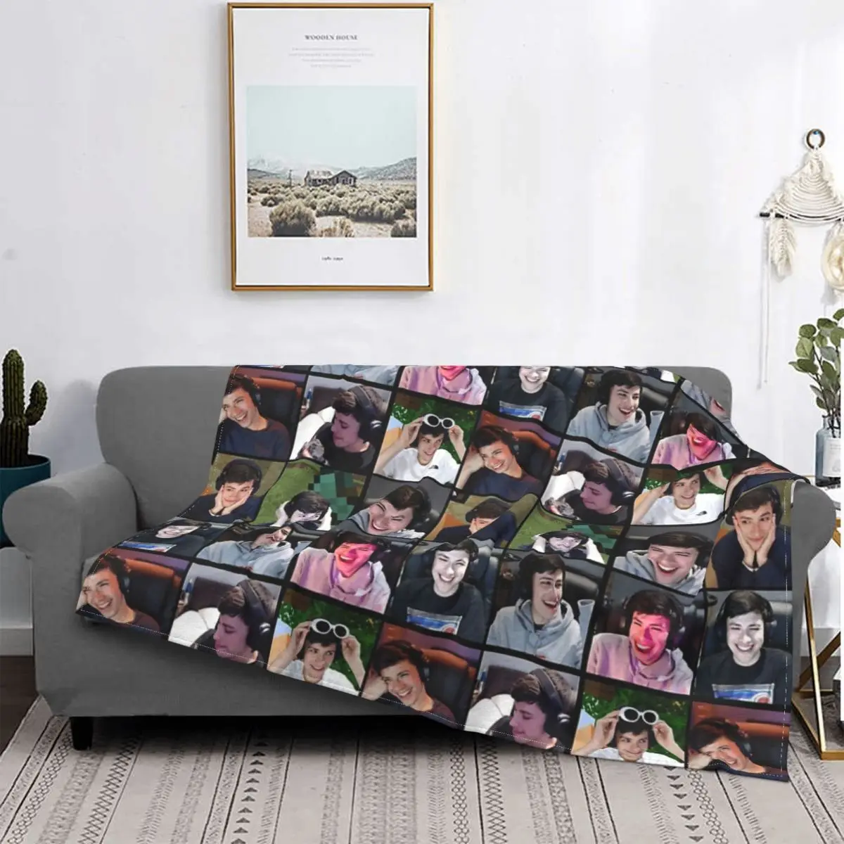 

Georgotfound-colcha a cuadros para cama, cobertor térmico de 90 cm para niños, 1 manta