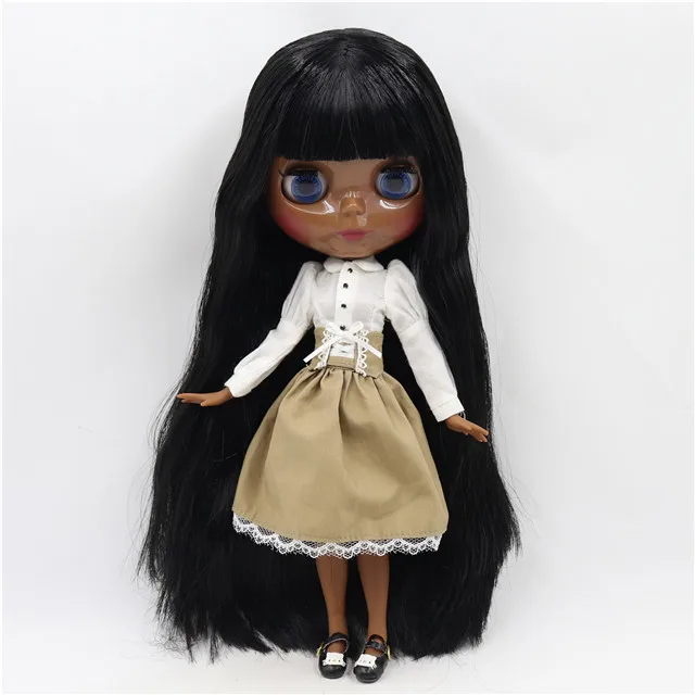 doll clothes shoes ICY factory шарнирная кукла blyth супер черная кожа темная кожа тон сустава тела черные волосы 30 см игрушка - Цвет: doll clothes shoes