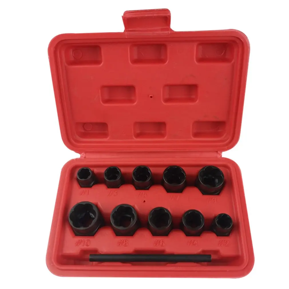 11 шт. набор винтов для извлечения гаек шурупы болты Вынимаемые инструменты