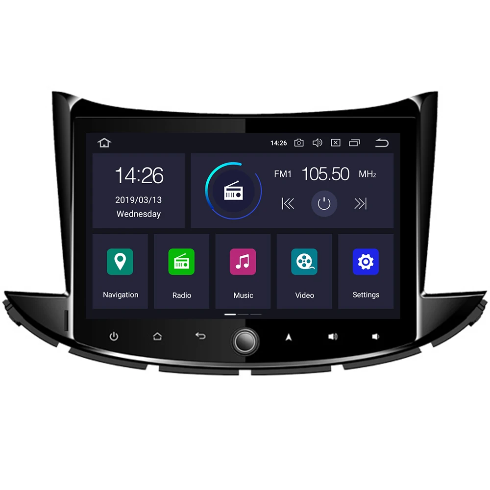 Android 10 Автомобильный мультимедийный плеер для Chevrolet Trax 2017 2018 2019 2 Din автомобильное