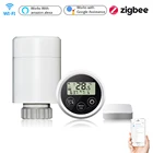 Умный термостат Tuya Zigbee с Wi-Fi, домашний привод термостата, программируемый контроллер температуры с поддержкой Alexa Google