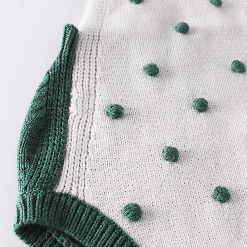 Весенние комбинезоны WLG для малышей вязаный комбинезон в стиле пэчворк с