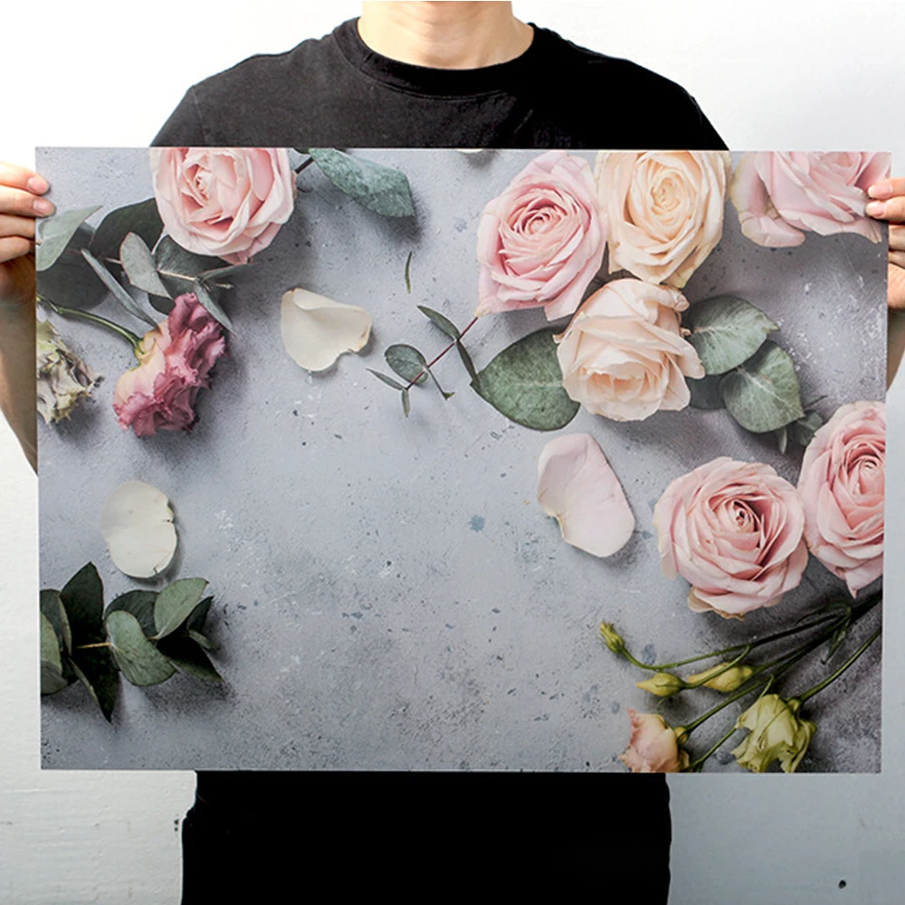 57*42 см двусторонний 3D фон бумажная доска текстура древесины фотостудия реквизит