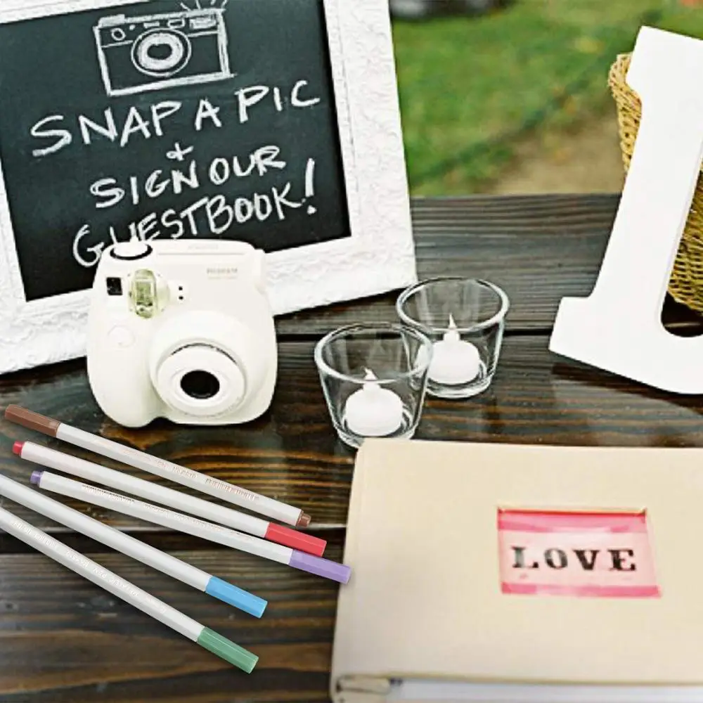 10 шт./лот металлические Микрон ручки подробные цветные маркеры для альбома