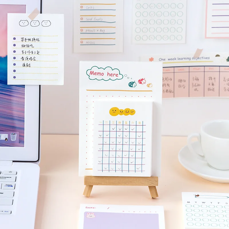 

50 Sheets/Pack Vitality Series List Notepad Memo Pad School Supplies Paper Stationary Office Decoration Accessories