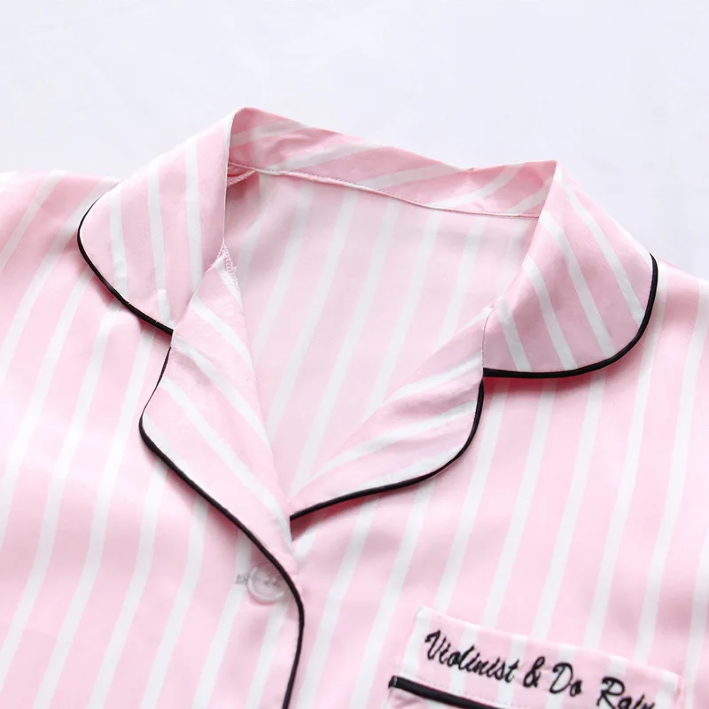 Женские пижамные комплекты с длинными рукавами и принтом на тонких лямках 5 шт.