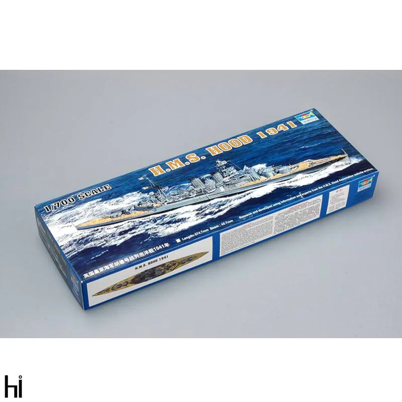 Trumpeter масштаб 05740 1/700 HMS военный Круизер капот 1941 игрушечный корабль хобби сборка