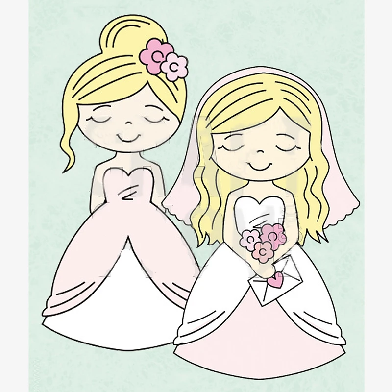 

Metal Cutting Dies for DIY Scrapbooking Wedding Girl Boy Die Cut Stencils Making Photo Album Paper Cards Template Crafts Decor