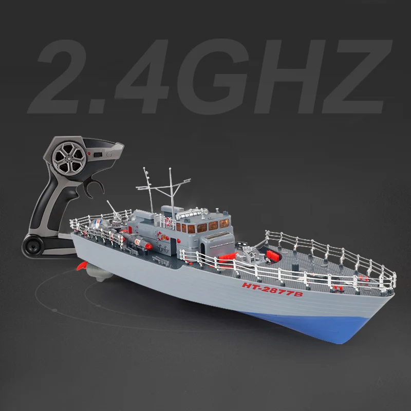 Лидер продаж электрические игрушки RC 4ch 1/115 боевой корабль Huzhou Ship 2877B гоночная