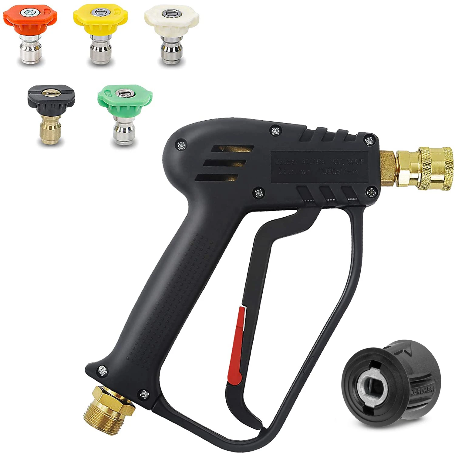 Высокая Давление очистительный пистолет Karcher 4000PSI с 5 уровней быстрое соединение