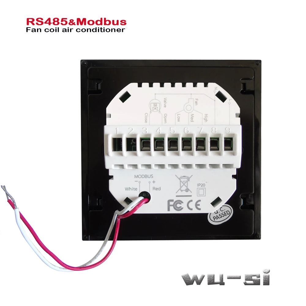 2 трубный термостат Modbus и RS485 RTU для связи тепловой или холодный 95 240 В переменного
