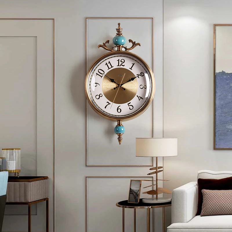 Европейская декорация настенные часы художественные креативные бесшумные