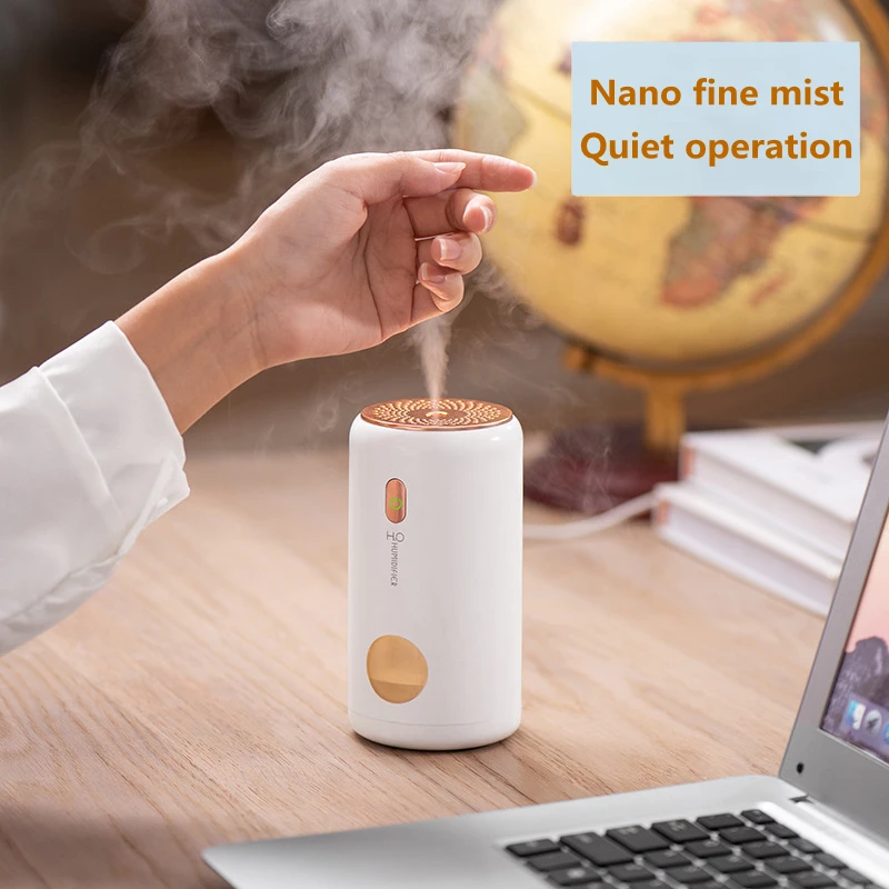 Портативный увлажнитель воздуха 220 мл мини-очиститель для дома офиса настольного