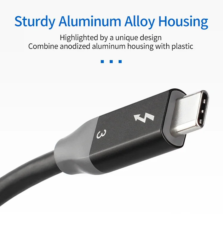 Кабель USB Type-C для передачи данных и быстрой PD100W 40 Гбит/с 5 А