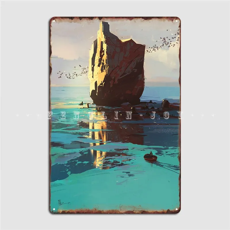 

Металлический Настенный постер с надписью «одинокий камень»