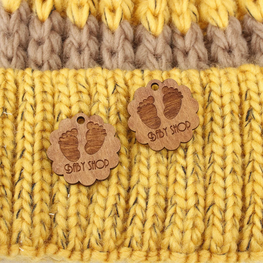 Пользовательские этикетки деревянные Этикетки Персонализированные Бирки