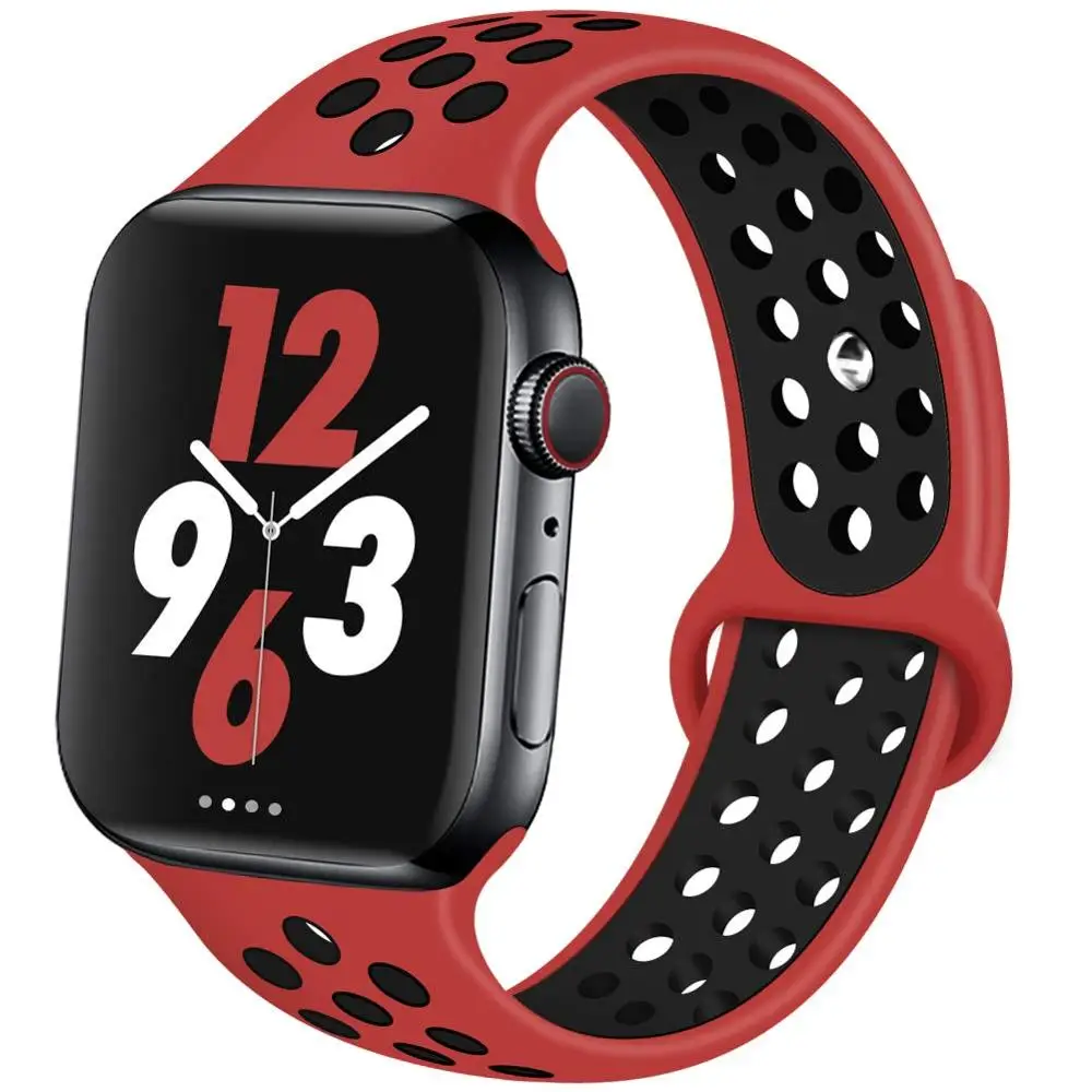 12 Ремешок для Apple Watch 4, 3, 2, 1, 42 мм, 38 мм, 40 мм, 44 мм, браслет, силиконовый ремешок для iwatch sports series 4, 3, 2 и 1 - Цвет ремешка: 12
