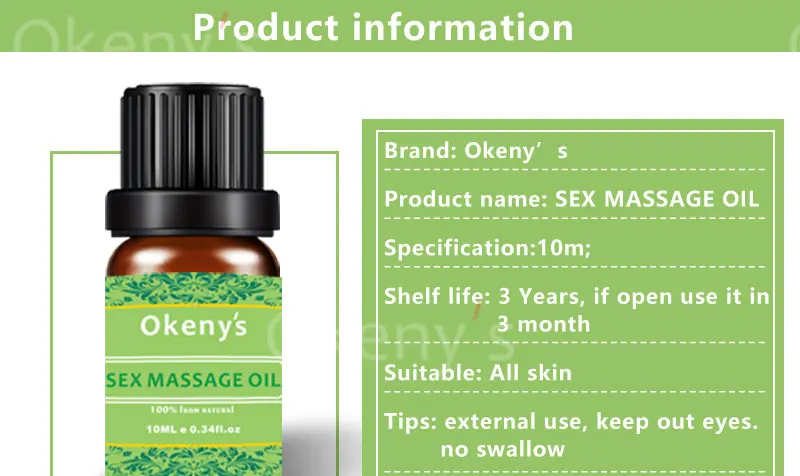 Афродизиак-феромон 10 мл возбуждающее массажное масло для женского либидо