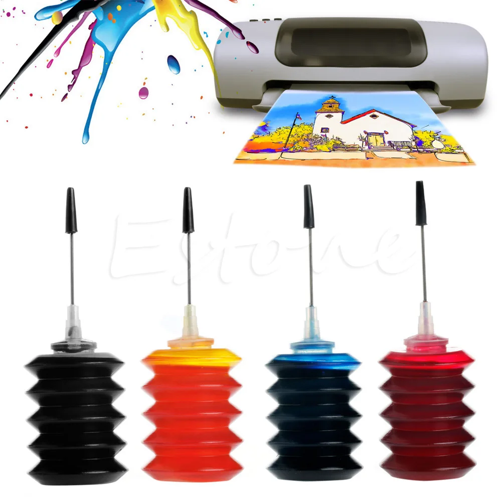 

30ml Ink Cartridges Refill 4 Pcs/Kit for hp Brother Lexmark Printers FMO