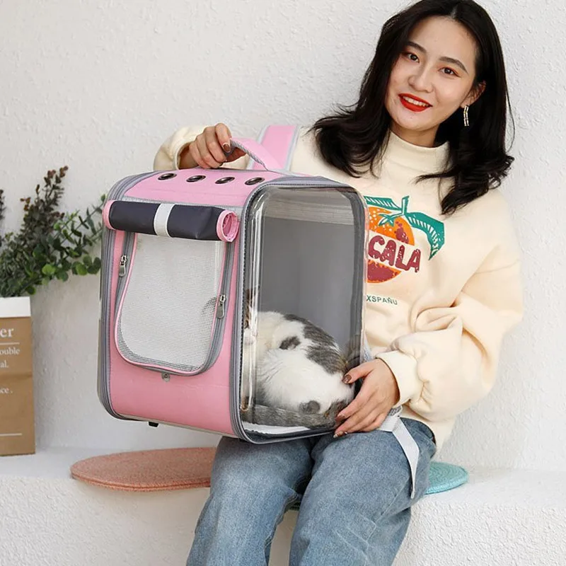 

Breathable Pet Carrier Backpack Space Capsule Large Space Puppy Cage Dog Bag Outdoor Travel Portable Cat Backpack Pet Products