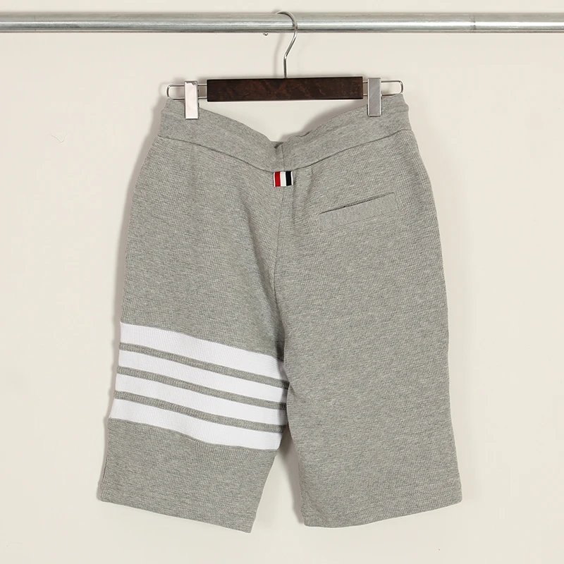 

2021 TB fashion brand sport british style striped Waffle summer shorts men Tracksuit Bottoms Jogger Track Pants