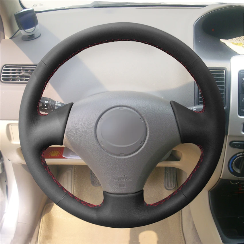 Черный кожаный чехол PONSNY из микрофибры для Toyota Vios 2004-2006 искусственной кожи |