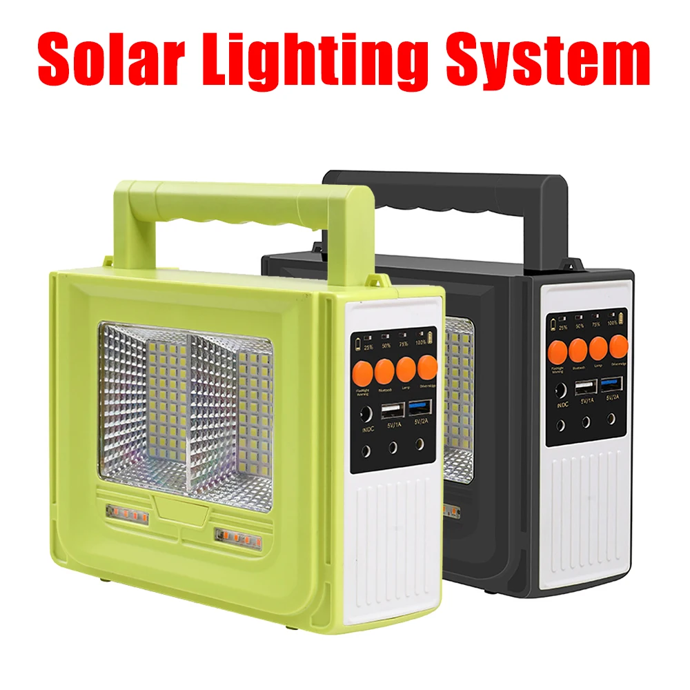 

6V Solar Lighting Generator System Dual USB Wave Mosquito Repellent Emergency Flashing Light Outing Solar Lamps Music Speaker
